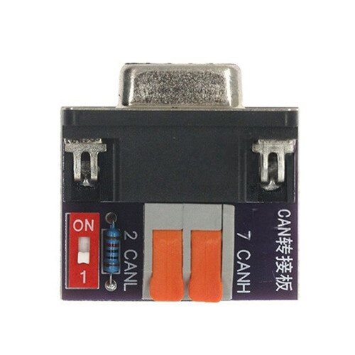 CAN Adapter Board DB9 Female Screw-Free 120 Ohm Resistor USB to PCAN Interface Board Can Adapter Board 2