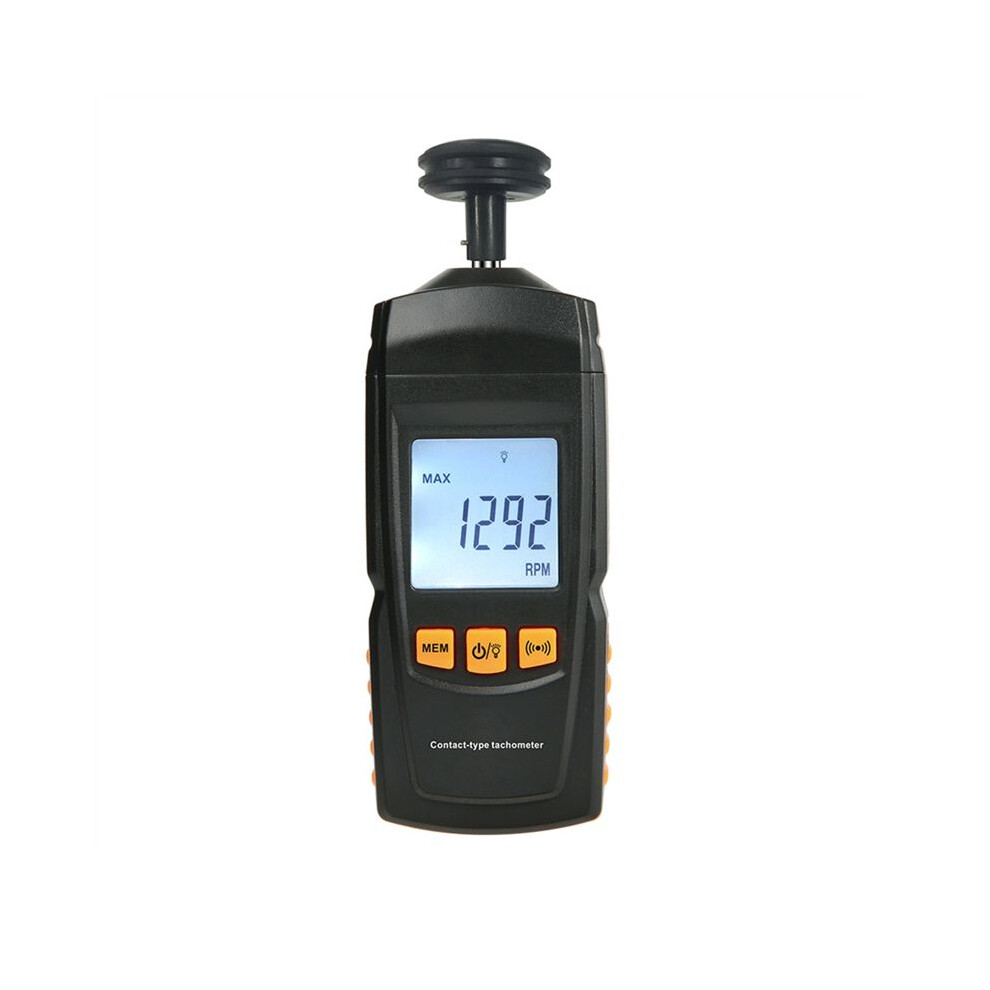 Handheld Digital Tachometer Contact Motor Tachometer Speedometer Tach Rpm Tester Wide Measuring Rang 0.5 - 19999 Rpm 4714256809961