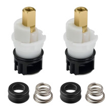 2set RP25513 Faucet Stem Replacement for Delta Two Handle Faucet Repair with RP24096 Cartridge RP4993 and Spring