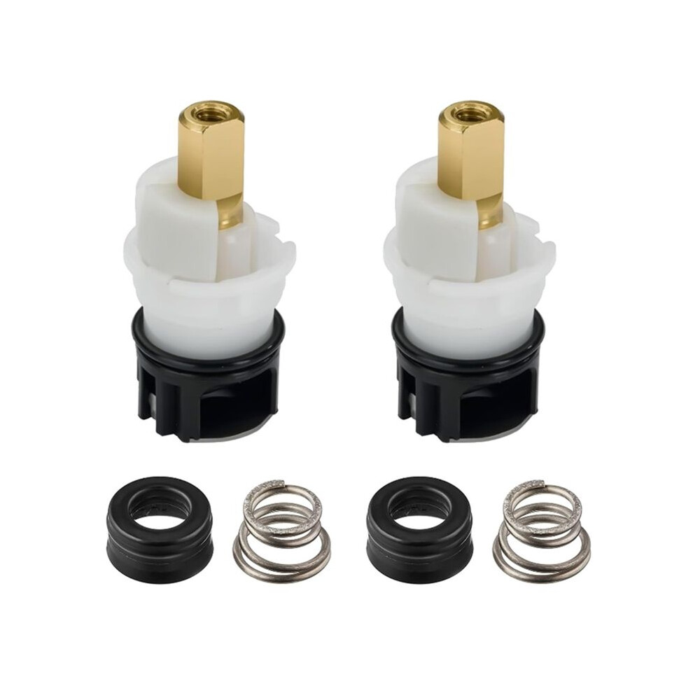 Exogio 2Set Rp25513 Faucet Stem Replacement For Delta Two Handle Faucet Repair With Rp24096 Cartridge Rp4993 And Spring