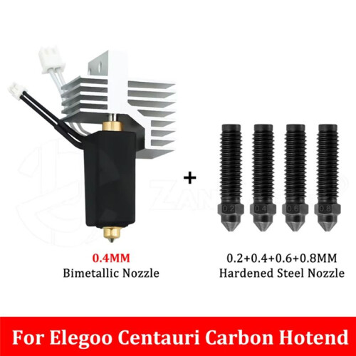 Ceramic Hotend Extruder Kit for  Centauri Carbon Nozzle with Hardened Steel Nozzle for 3D Printer Accessories 1