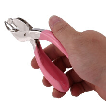 5X Handbediende Nietjesverwijderaar Lifter Opener Veerbelaste Nietjestrekker voor Kantoor, School Thuisgebruik (Roze)