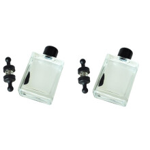 2 Stueck Puzzle Ferrofluid Magnetische Anzeige / Ferrofluid in Einer Flasche