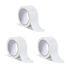 3X Window Weather Tape, Sealing Tape, Plastic Weather Tape, Sealing Tape, Waterproof, No Residue Sealant Strip (White)