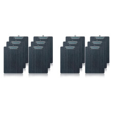 12er-Pack Klemmbrett, Klemmbrett Aus Holz, Klemmbrett im A5-Letter-Format, Memo-Klemmbrett, Akten-Klemmbrett mit Holzmaserung