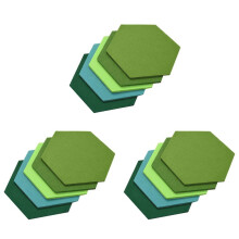 15 Teile Sechseck Filz Bord Sechseckigen Filz Wand Aufkleber Multi Funktional 3D Dekorative Haus Anschlag Brett Selbstklebende Kinderzimmer Baseboard