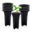 20Pcs Plastic Deep Plant Nursery Pots, Thick Stable Tall Tree Pots, Reusable Tall Seedling Plant Container Pots, Deep 3