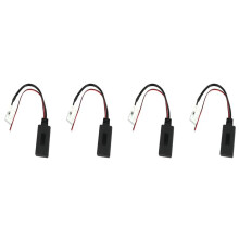 4X for 207 307 407 308 for C2 C3 12Pin Module Wireless Radio Stereo AUX-in Aux Cable Adapter