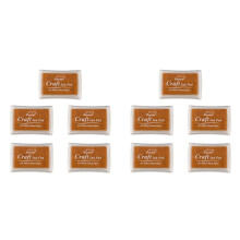 10X Rubber Stamp Ink Pad Stamp Inkpad Ink Pad - Gold