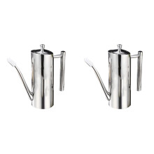 2X 700Ml Stainless Steel Olive Oil Bottle Vinegar Dispenser Sauce Vinegar Batcher Can Pots Oil Container