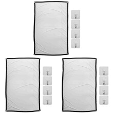 3X Portable Projector Screen for Home Theater Outdoor HD White Foldable Anti-Crease (60Inch)