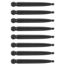 8X Traditionelle Relax Thai Fussmassage Reflexzonenmassage Stock Werkzeug Schwarz