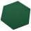 15Pcs Hexagon  Board Hexagonal  Wall Sticker Multifunction 3D Decorative Home Message Board Green Series 7