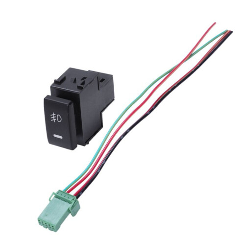 4X Red  Lamp 4 Wired Fog Light  for  Black 2