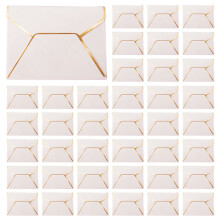 150 Pièces  Enveloppes Enveloppes de Cartes-Cadeaux Enveloppes pour Cartes-Cadeaux Personnalisées, Enveloppes de Mariage ou Marque-Place Blanc
