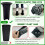 20Pcs Plastic Deep Plant Nursery Pots, Thick Stable Tall Tree Pots, Reusable Tall Seedling Plant Container Pots, Deep 4