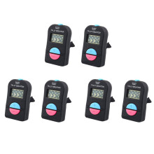 6 Pcs Digital Hand Tally Counter Electronic Add Subtract Manual Clicker Handheld Mechanical Number Click Counter