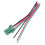 4X Red  Lamp 4 Wired Fog Light  for  Black 9