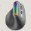 Ergonomic RGB Wireless Vertical Mouse USB Optical Mouse Rechargeable  Mouse for Desktop/Laptop/PC 4