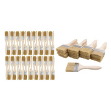 60 Pcs Paint Brushes and Chip Paint Brushes for Paint Stains Varnishes Glues and Gesso, 36 Pcs 24mm & 24 Pcs 70mm