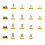 990 Pcs Brass Threaded Insert Nuts M2 M3 M4 M5 Female Thread Knurled Nut Inserts Embedment Nut for 3D Printing Part 6