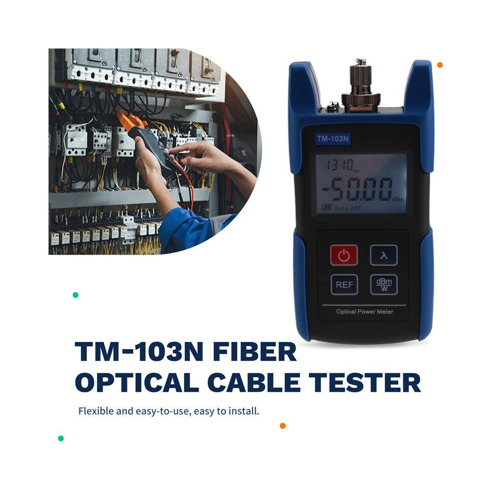 Opm Fiber Optical Power Meter Tm-103N Fiber Optical Cable Tester Optical Tester Fc Sc Connector -50-+26Db 6031413187822
