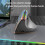 Ergonomic RGB Wireless Vertical Mouse USB Optical Mouse Rechargeable  Mouse for Desktop/Laptop/PC 6