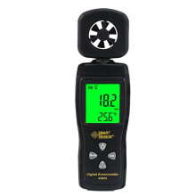 Sensor AS816 Digital Anemometer LCD Digital Wind Speed Meter Air Velocity Temperature Measuring