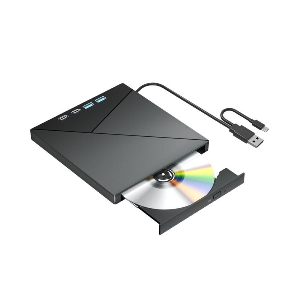 7 In 1 External Drive Usb3.0 Burner Cd Dvd +/-Rw Player With /Tf Optical Drive For Windows 6032723134285