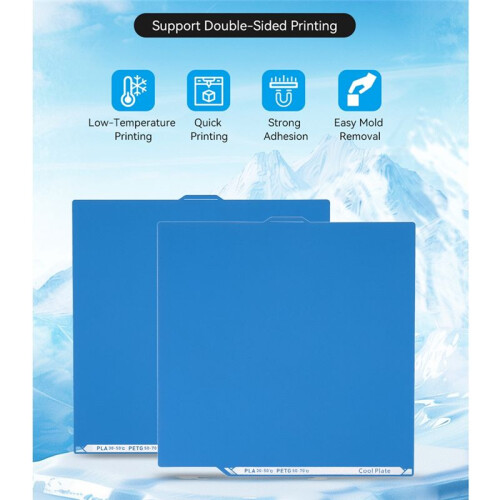 Cool Plate for  Centauri Carbon/Centauri Low Temperature Cold Build Plate Double Sided Textured Board Sheet Bed 1