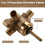U231CI Function Diverter Valve Brass Structure 2 or 3 Function Diverter with ½ Inch CC/IPs Connection for Moen Valve 2