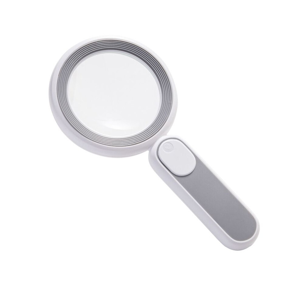 Light Handheld Magnifying Glass,21 Led Magnifier-3 Modes For Seniors Reading,Coins