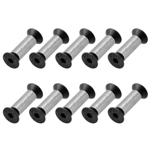 10 Pack Knife Handle Screws, Rivets, Bolts, Hex Flat  Screws for Fixing Blade Knife 1
