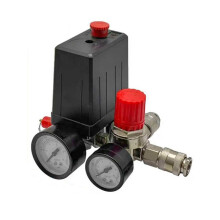 Air Compressor Pressure Air Compressor Pressure Control Valve Regulator with Gauges Air Compressor Valve