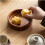 Walnut Plate Solid Wood Round Dessert Plate  Japanese Tableware Stackable Dessert Wooden Tray Tea Tray A 7