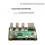 RPi0-3U1ETH for Raspberry Pi Zero Expansion Board with Case Kit 100Mbps Ethernet Port with 3XUSB 2.0  Riser Card 9