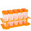 Kids Plastic Test Tubes Droppers Learning Education Primary Science Test Tubes and Holes Holder Rack 1