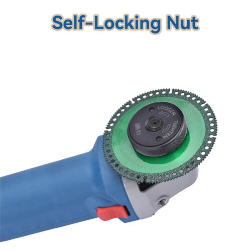 5/8 Inch-11 Thread Angle Grinder Flange Nut, Self Tightening Lock Nut for Angle Grinder 1