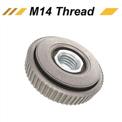 Angle Grinder M14 Thread Inner Outer Flange Nut Set Quick Release Locking Nut Replace 1