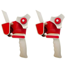 2PC Packaging Tape Dispensing Gun,Can Accommodate 2inch Wide Tape Rolls,Suitable for Commercial Packaging,Carton Sealing