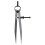 6 Inch Adjustable Lockable Steel Divider Wing Leather Compass 1