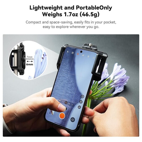 3-in-1 Phone Microscope Lens 100X/150X/200X with LED Light for Android/for 2