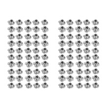 100Pcs M8 Metal Captive T Nuts Pronged Tee Blind Nuts Metric
