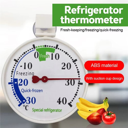 Refrigerator Freezer Thermometer Fridge Refrigeration Temperature Gauge Home Use Kitchen Accessory Tools 2