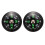 2X Oil Filled Button Compass - Ultra Compact 20mm -  SAS Survival Bushcraft 1