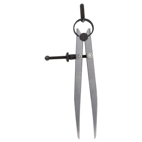 6 Inch Adjustable Lockable Steel Divider Wing Leather Compass 1