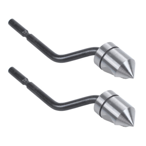 2X BC1041 10.4mm Dia Cranked Countersink Deburring Tool for Metal Plastic