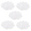 50 Pieces White Natural Ostrich Feather 20-25cm Wedding DIY 1