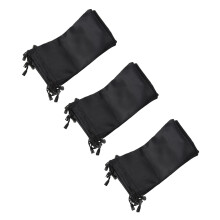 30 Schwarz Sonnenbrille Brillen-Tuch Tasche 7.1X3.5 Zoll