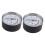 2X Round 0-180 Psi 13mm 1/4BSP Diameter Dial Comparator Air Manometer, Black 1